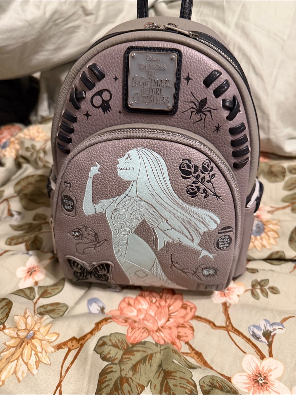 Loungefly The Nightmare Before Christmas Sally Mini Backpack - Mauve